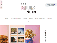 Tablet Screenshot of fatmumslim.com.au